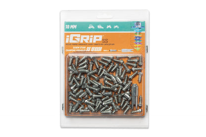 SS-18R iGrip 18mm shouldered racing tire studs providing elite traction and control for high-speed performance on icy tracks