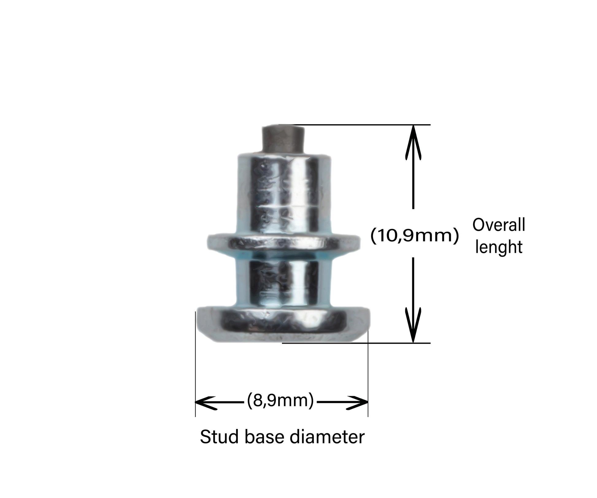 PS-13R iGrip 13mm double flange racing tire studs providing top traction and control on icy tracks