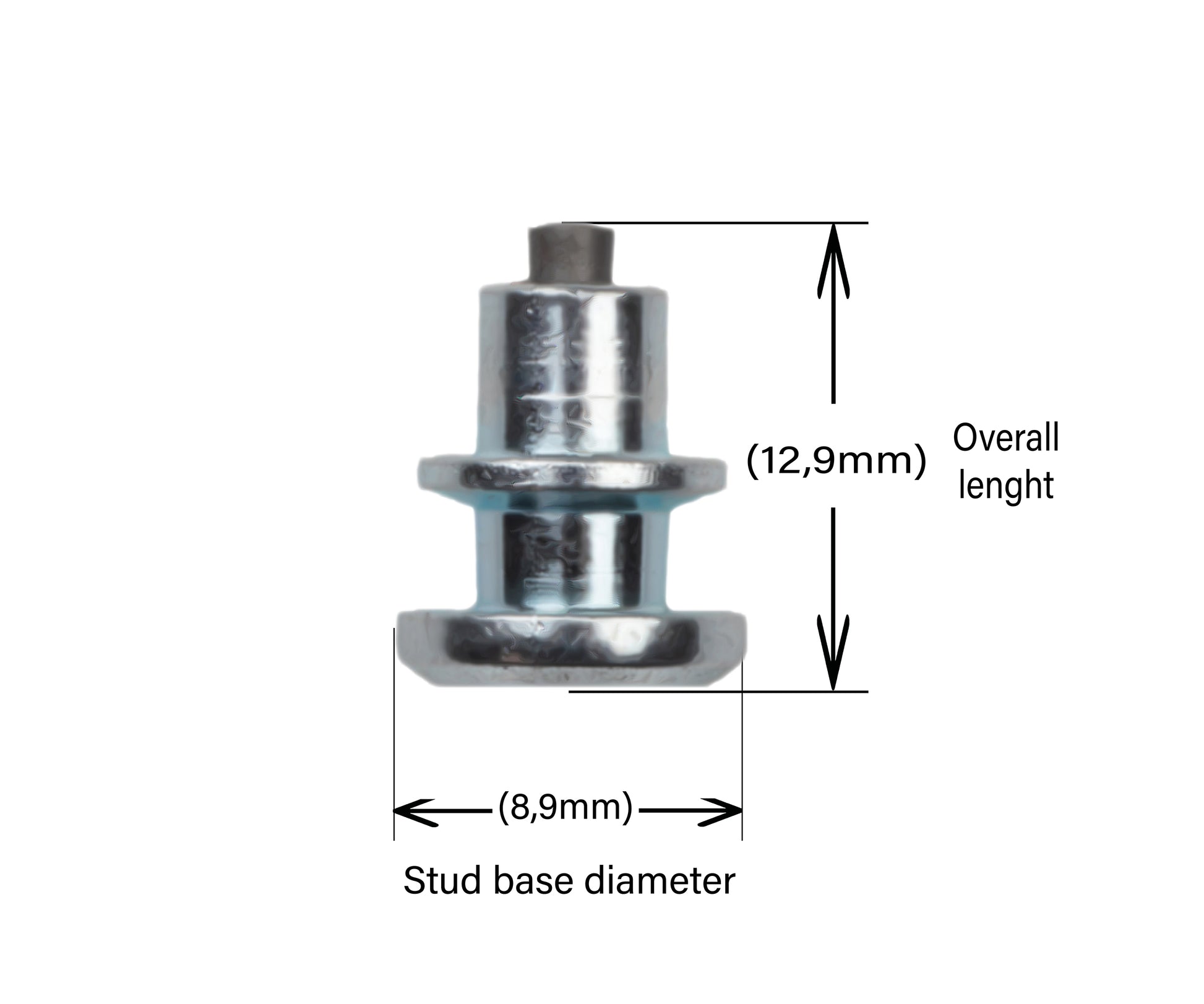 PS-11 iGrip 11mm double flange tire studs providing strong traction and control on icy and snowy terrain