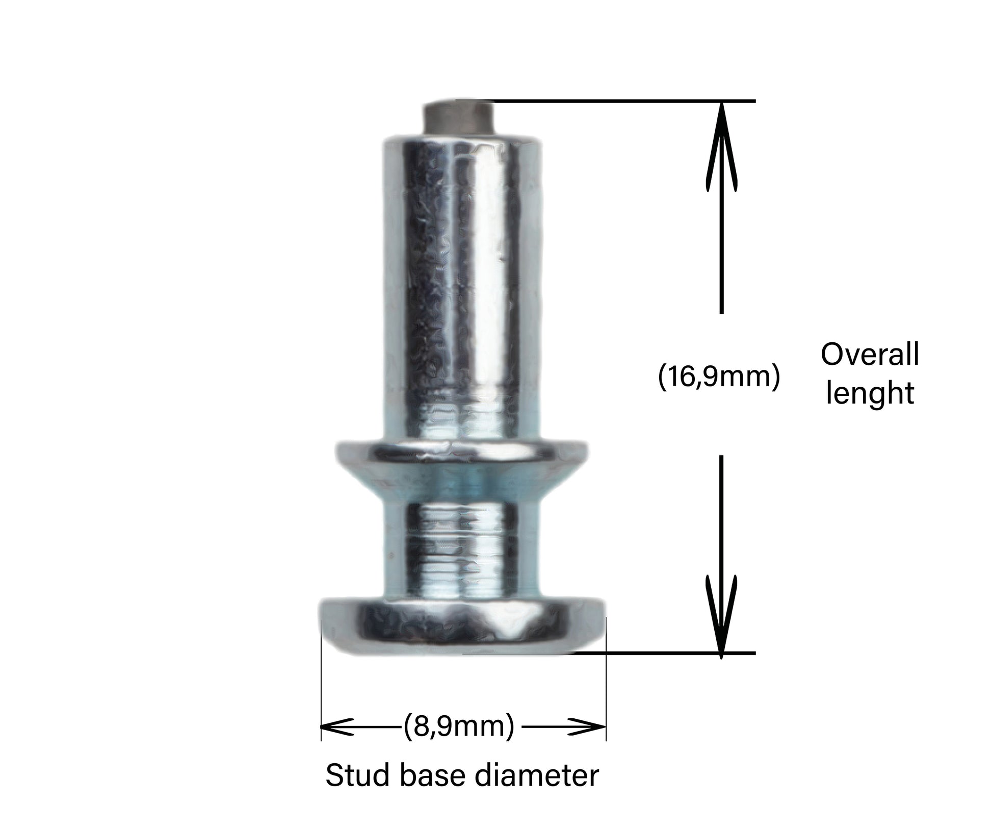 PS-11 iGrip 11mm double flange tire studs providing strong traction and control on icy and snowy terrain