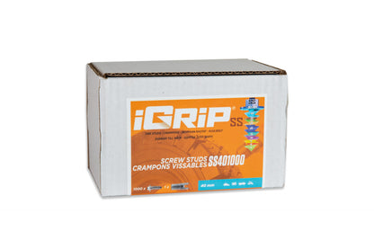 SS-40 iGrip 40mm shouldered tire studs delivering extreme traction and stability on icy and rugged terrain
