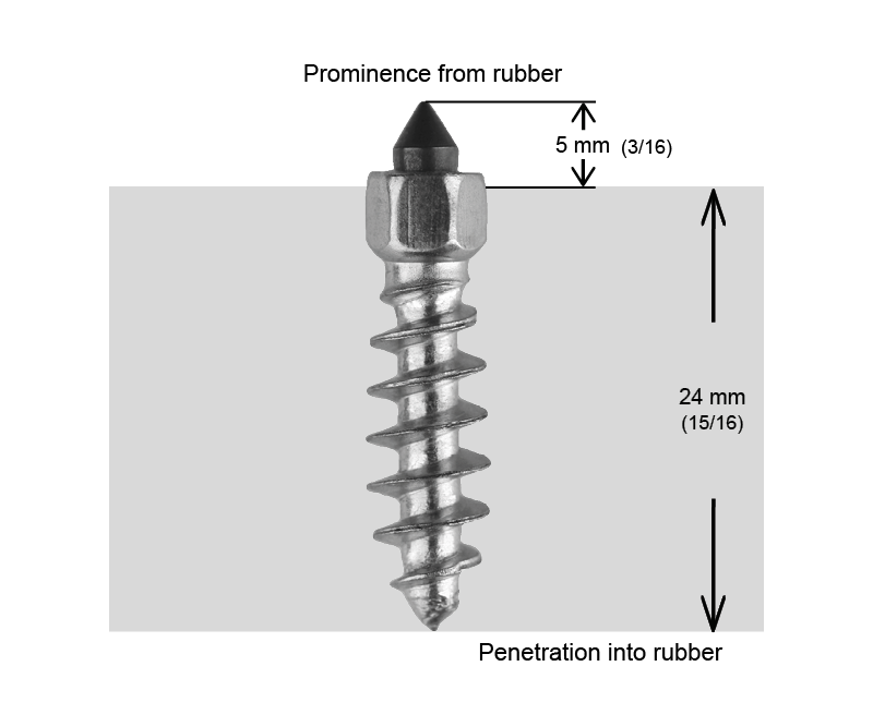 ST-25R iGrip 25mm standard racing studs providing pro-level ice traction and control on snowy tracks