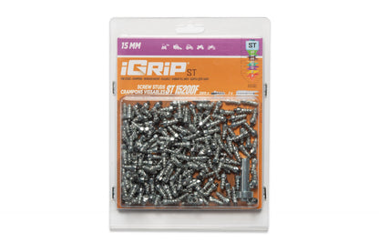 ST-15F iGrip 15mm standard studs delivering reliable traction and control on icy and snowy terrain