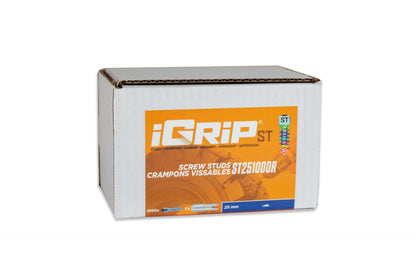 ST-25R iGrip 25mm standard racing studs providing pro-level ice traction and control on snowy tracks