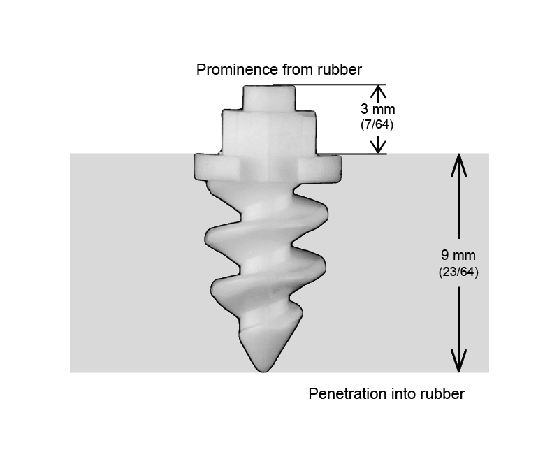 SF-11 iGrip 11mm shouldered ceramic tire studs providing anti-spark safety and strong traction on icy surfaces