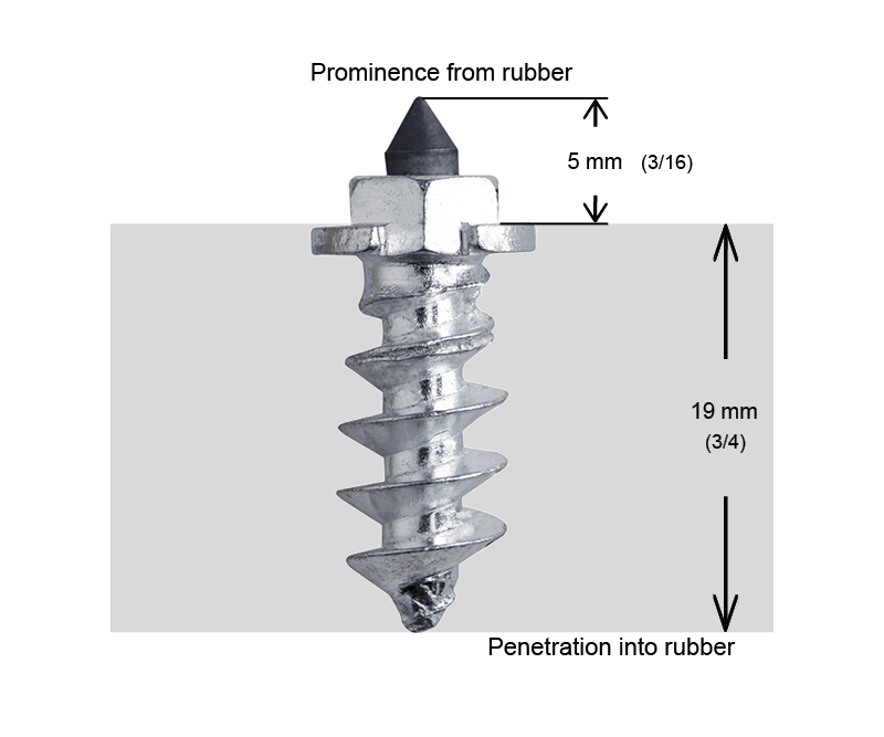 SS-18R iGrip 18mm shouldered racing tire studs providing elite traction and control for high-speed performance on icy tracks